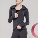 Zipper Sports Jacket Brushed Nude Feeling Slim Running