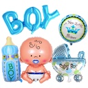 A balloon decoration set perfect for welcoming a newborn and celebrating birthdays, adding a special and cheerful touch to the occasion 