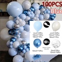 A balloon garland set perfect for welcoming a newborn and celebrating birthdays, adding a special festive atmosphere to the occasion 