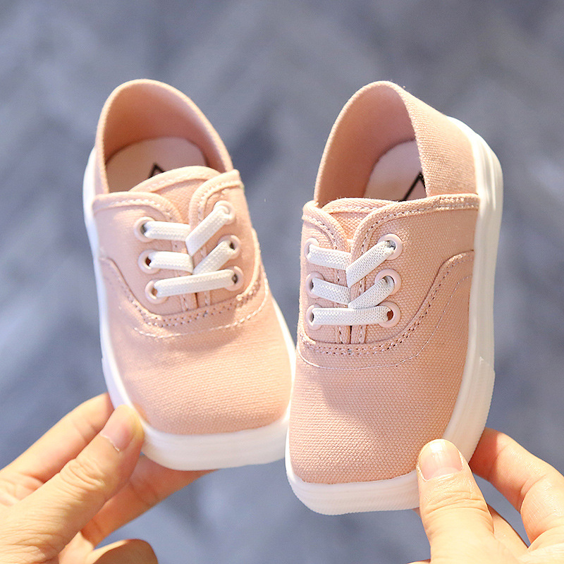 Canvas shoes for children featuring a modern and stylish design that suits various looks 