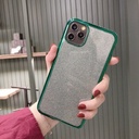 Electroplated Silicone Phone Case With Glitter Powder Side Drill