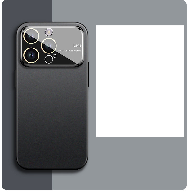 Large Window Frosted Skin Feeling Anti Drop Protective Mirror Phone Case