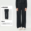 Women's Fashion Loose Casual Slim-fit Draping Double Pockets Yoga Pants