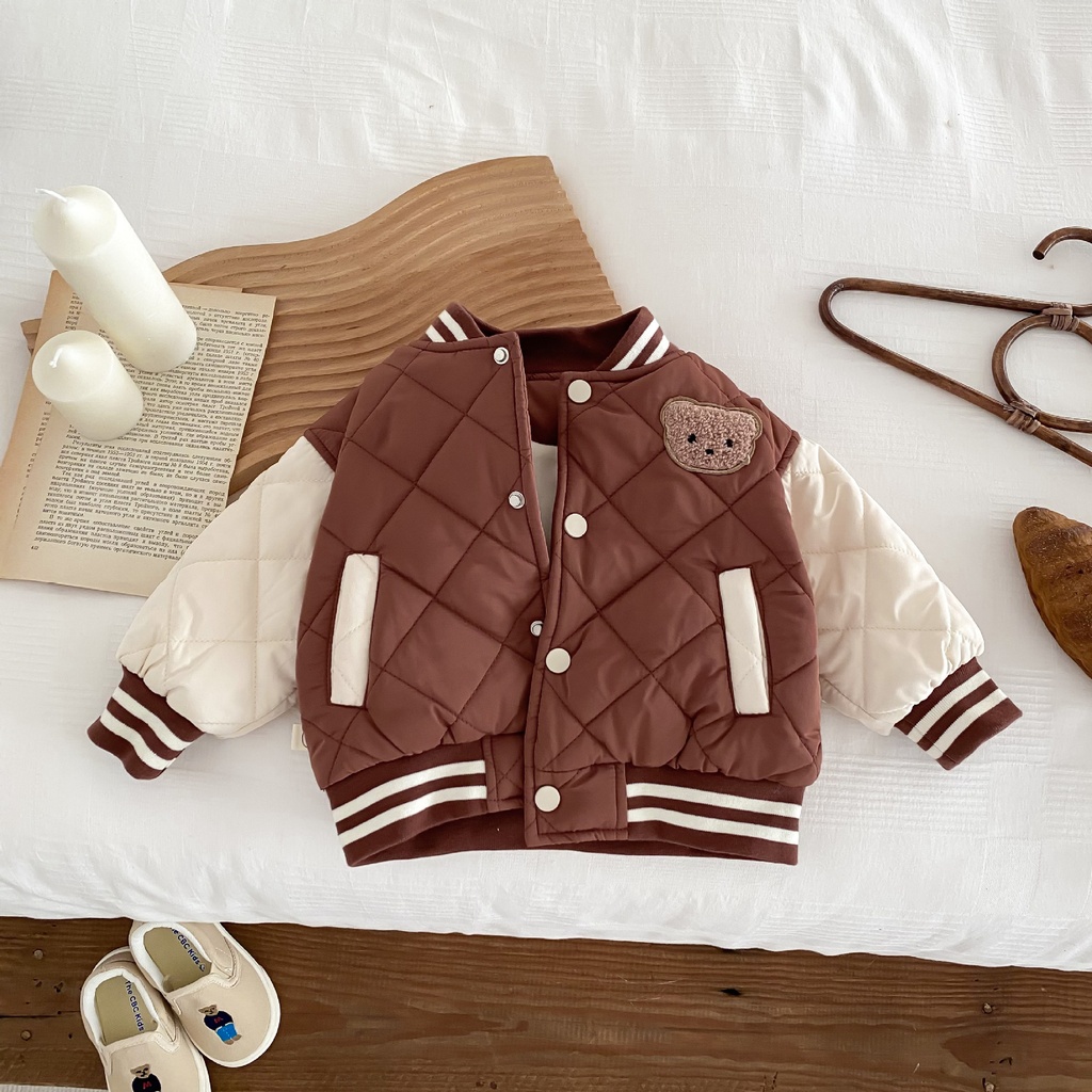 Infants And Children Thick Baseball Uniform Warm