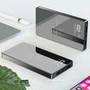 بنك طاقة لاسلكي مع شاشة رقمية عاكسة بسعة 20000mAh