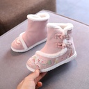 Hanfu Girls Embroidered Old Beijing Snow Boots