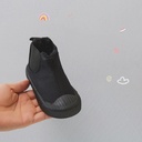 Children's Canvas Shoes High Top With Cotton Warm Soft Sole
