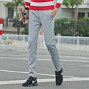 spring and autumn men's casual trousers Korean pants fast dry student sports pants male trousers straight tube autumn pants