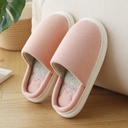 Autumn New Linen Women's Four Seasons Home Indoor Platform Slippers
