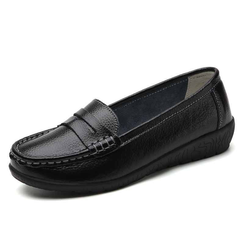 Nurse Shoes Casual Flat Heel Gommino Tendon Sole