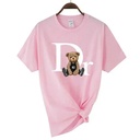 Bear Print T-shirt Autumn And Winter Street Style Loose