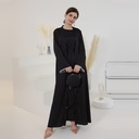 Luxury and Elegant Abaya Dress with a Modern Authentic Arabic Design Embellished with Beading