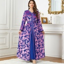 Elegant and luxurious kaftan dress with a modern design and an authentic Arabic touch