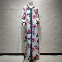 Authentic Arabian Abaya with an Elegant Islamic Design and Luxurious Touches Inspired by Eastern Heritage