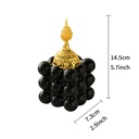 Golden Ceramic Incense Burner – Elegant Design for Religious Occasions, Home Décor, and Ornaments 