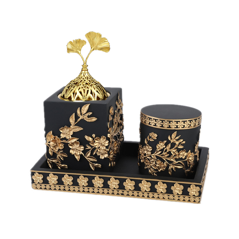 Luxury Arabian Incense Burner Set – Elegance Inspired by Arabic Heritage 