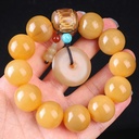 A luxurious misbaha made of golden yak horn