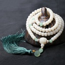 Luxury Islamic Misbaha with White Bodhi Root Beads