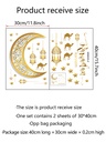 Crescent Star Lamp – Elegant Ramadan Decoration for Wall with English Background