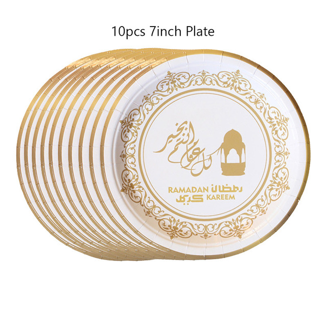 Add a touch of elegance to your table with the stylish Ramadan Iftar plate