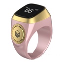 Electronic Tasbih Ring – Sleek design with counter, time reminder, and Bluetooth support