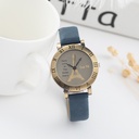 A versatile leather watch with a Roman numeral design