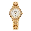 A stylish watch with a modern design and a linked strap