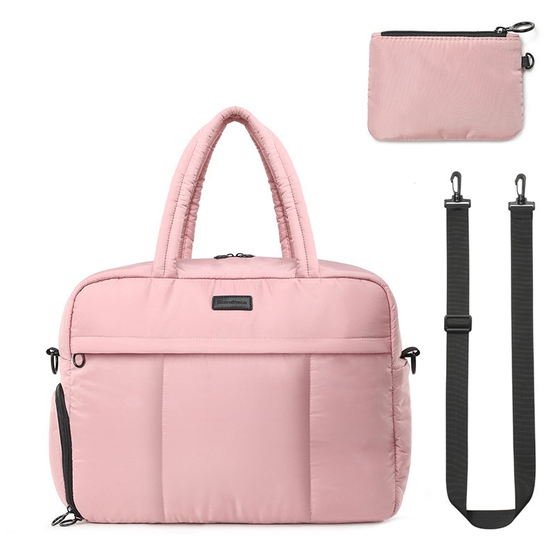 A spacious and versatile portable tote bag with a durable and stylish design, perfect for travel and daily use