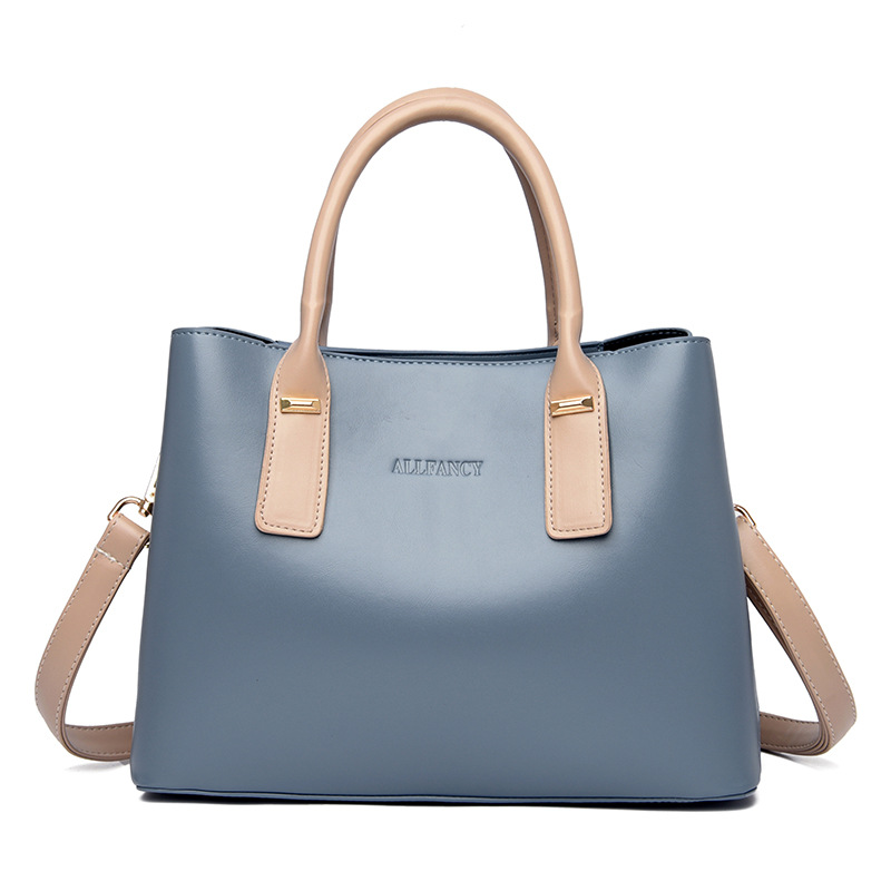 A soft leather shoulder and crossbody bag, elegant and stylish