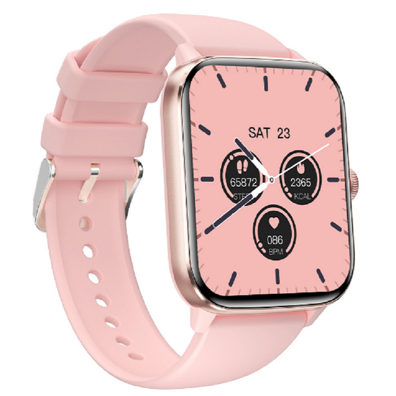 Smartwatch with 19-inch Screen, Waterproof with Body Temperature Monitoring Feature