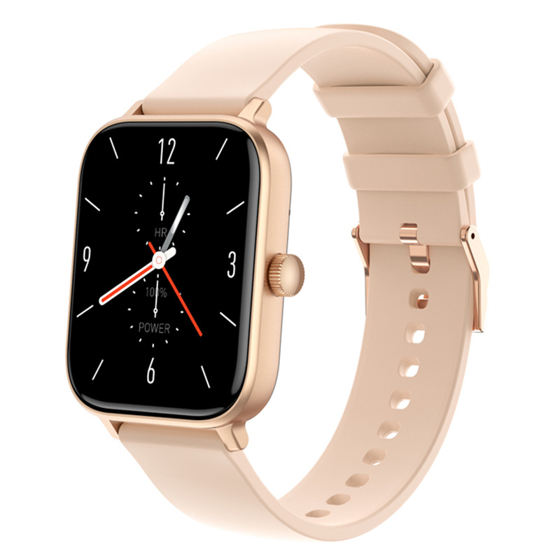 P74 Smartwatch with an elegant design, featuring Bluetooth calls, heart rate monitoring, blood pressure and oxygen level measurement, along with comprehensive health, sleep, and fitness tracking