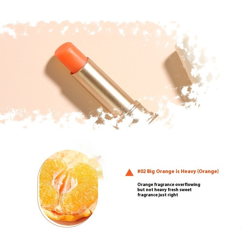 Moisturizing lipstick, resistant to dryness and peeling, reduces lip lines, and provides a natural color-changing effect based on skin temperature