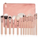 Luxury 15-Piece Makeup Brush Set with Elegant Bag – Versatile Design