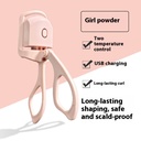 Electric Heated Eyelash Curler – Wide-Angle Fast Shaping Lash Curler – Long-lasting Curling Beauty Tool