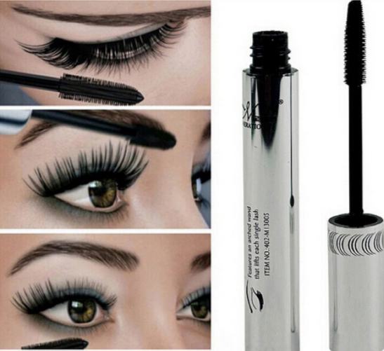 Long-Lasting Curling Mascara – Black Fiber Eyelash Extension for Eye Makeup