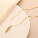 A sophisticated titanium steel necklace – a simple and elegant design that combines modernity and uniqueness