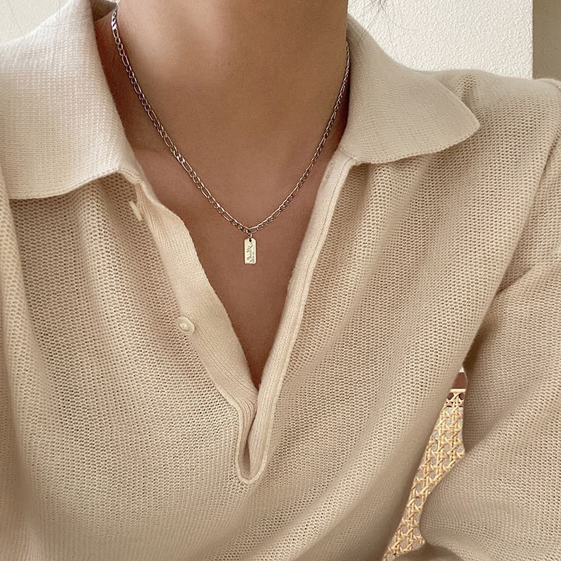 Luxury Pearl Necklace for Women, Crafted from Titanium Steel – A Timeless and Elegant Design