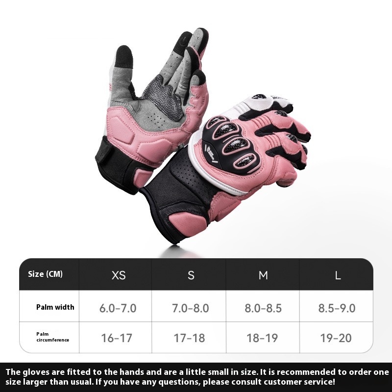 Carbon Fiber Motorcycle Gloves, Anti-Drop Protection