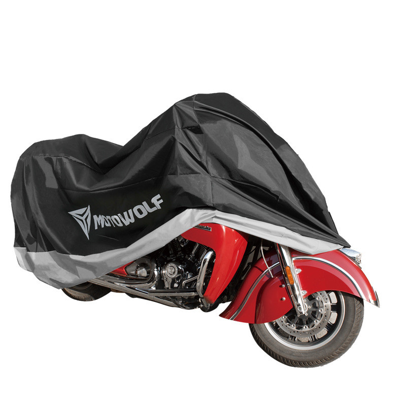 Reinforced and Expanded Motorcycle Cover, designed to protect sensitive parts from dirt, dust, and water, and resistant to weather conditions 