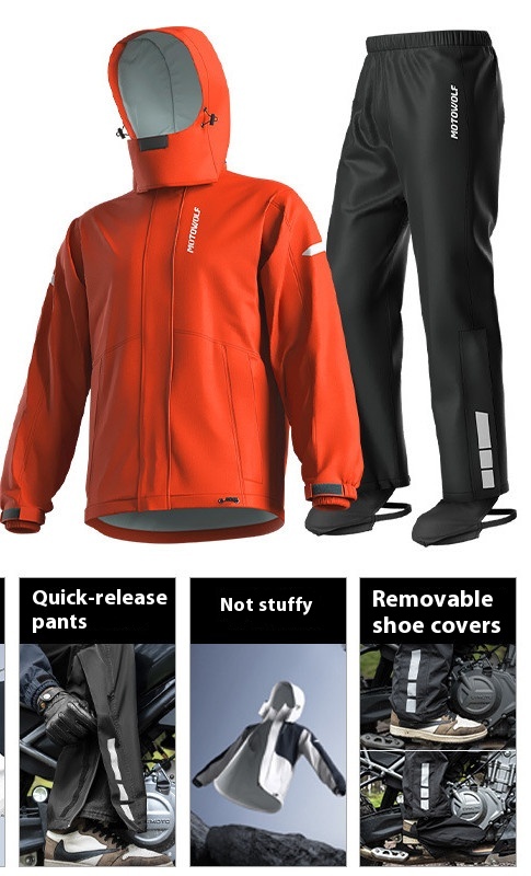 Motorcycle Raincoat Suit – Waterproof for Travel and Outdoor Activities