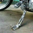 Heavy-Duty Metal Support Bracket for Motorcycles – Durable Structure for Secure Mounting