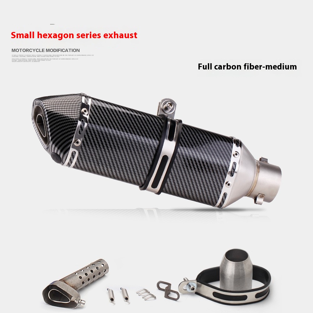 Hexagonal Motorcycle Exhaust Pipe – Enhanced Performance and Stylish Design