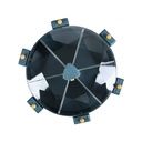Wall-mounted grain dispenser with rotating compartments – perfect for storing dry food and organizing the kitchen