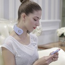 Smart massage device for relieving tension and muscle pain, perfect for neck and spine massage, and easy to carry
