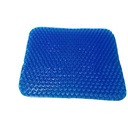 Summer gel seat cushion with a breathable honeycomb design for pressure relief and spinal pain relief, perfect for home, car, and office use