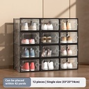 Thick Transparent Shoe Box – Dust-Proof & Moisture-Resistant Storage Cabinet with a Practical Design