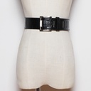 Elegant Women's Belt with Metal Pin Buckle Design