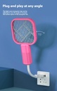 USB Electric Mosquito Killer Lamp – Portable Swatter for Indoor & Outdoor Use with a Modern, Safe Design
