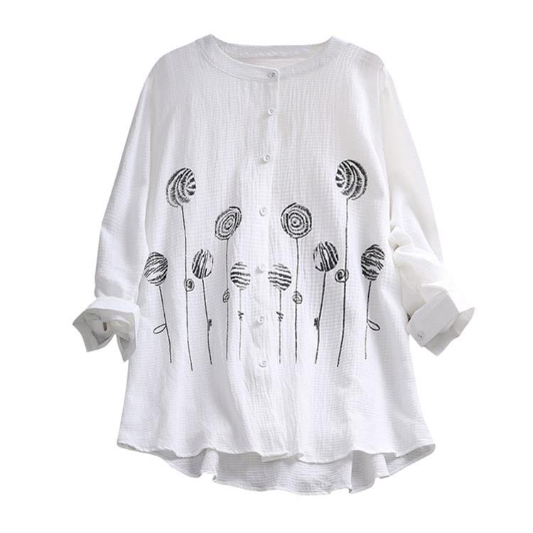 Women's Button-Up Long Sleeve Shirt with a Stylish and Modern Design