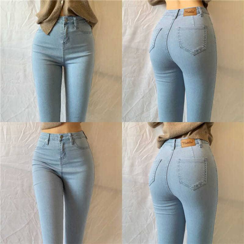 Multicolor High-Waisted Jeans – Plus Size with a Modern and Elegant Design
